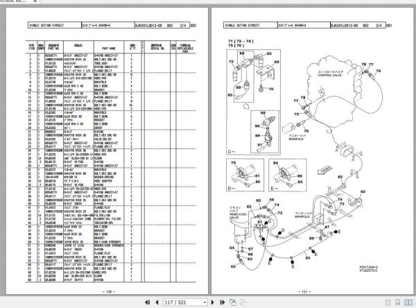 Sumitomo Hydraulic Excavator SH400 3 SH450HD 3 Parts Manual 2