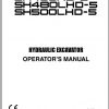 Sumitomo Hydraulic Excavator SH460HD 5 SH480LHD 5 SH500LHD 5 Parts Operators Shop Manual 1
