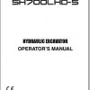 Sumitomo Hydraulic Excavator SH700LHD 5 Parts Operators Shop Manual 1