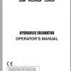 Sumitomo Hydraulic Excavator SH80 3B Parts Operators Shop Manual 1