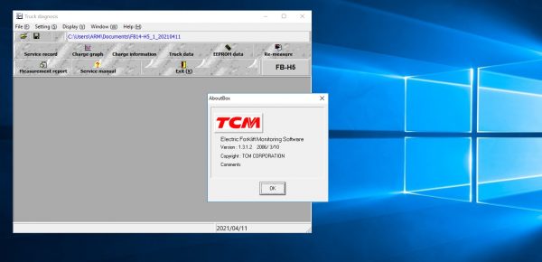 TCM Forklift Truck 03.2006 Diagnostic Tools Software DVD 5