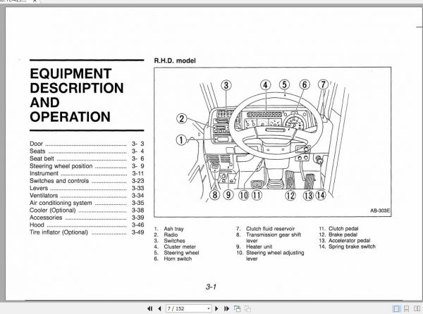 Tadano Carrier Crane TC 4230 1 Serial DC0061 Operation Maintenance Manual 2
