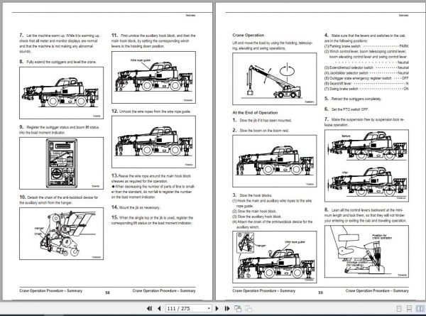 Tadano Rough Terrain Crane TR 150XL 4 Serial FD0816 Operation Maintenance Manual 2