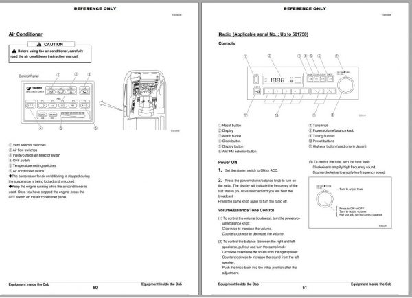 Tadano Rough Terrain Crane TR 500M 3 Serial 581429 Operation Maintenance Manual 2