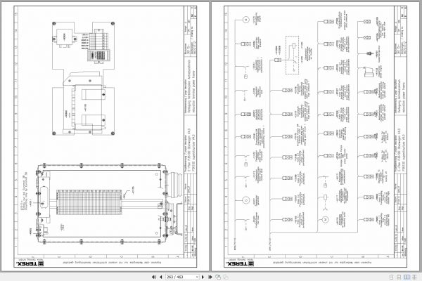 Terex Crawler Crane Superlift CC3800 650 Ton Electric System and Schematic 5