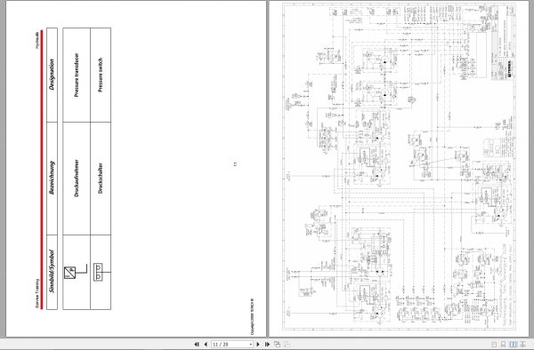 Terex Crawler Crane Superlift CC3800 650 Ton Hydraulic System and Schematic 2