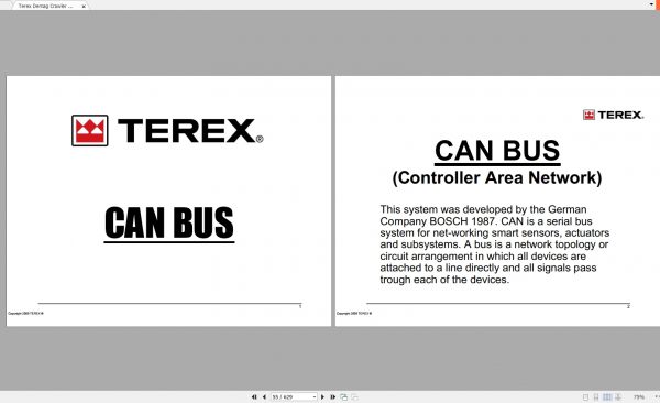 Terex Demag Crawler Crane CC6800 1250T Electric System Circuit Diagram 1