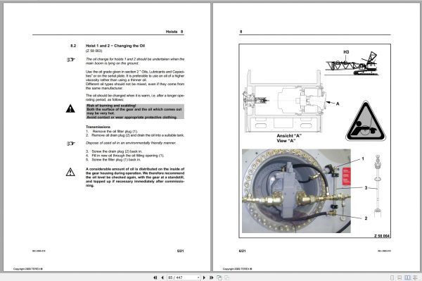 Terex Demag Crawler Crane CC6800 1250T Lubrication Manual 2