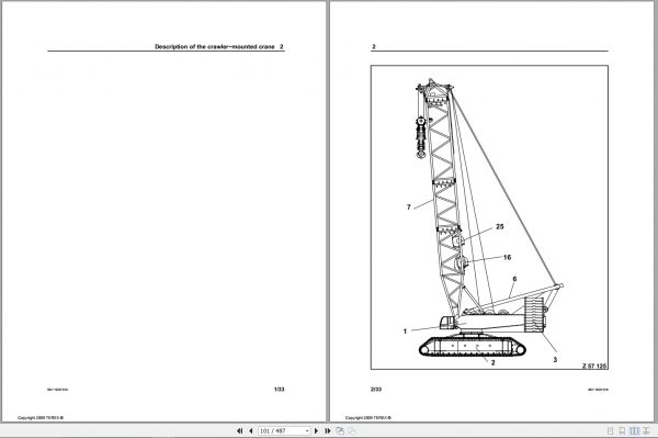 Terex Demag Crawler Crane CC6800 1250T Operating Manual 2