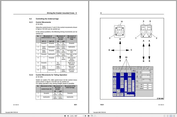 Terex Demag Crawler Crane CC6800 1250T Operating Manual 3