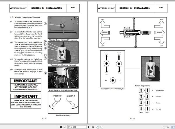 Terex Finlay Crusher 638 Operation Manual 2