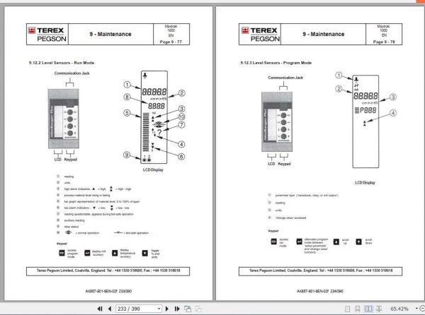 Terex Finlay Crusher Maxtrak 1000 Plant User Manual 3