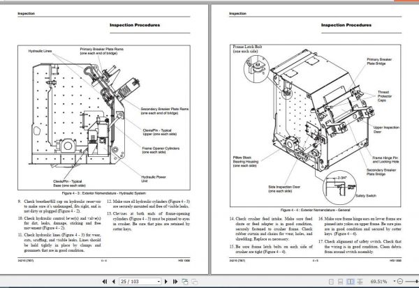 Terex Finlay Horizontal Shaft Impactor 1313 1316 Operation Maintenance Manual 2
