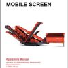 Terex Finlay Mobile Screen 684 Operations Manual 1