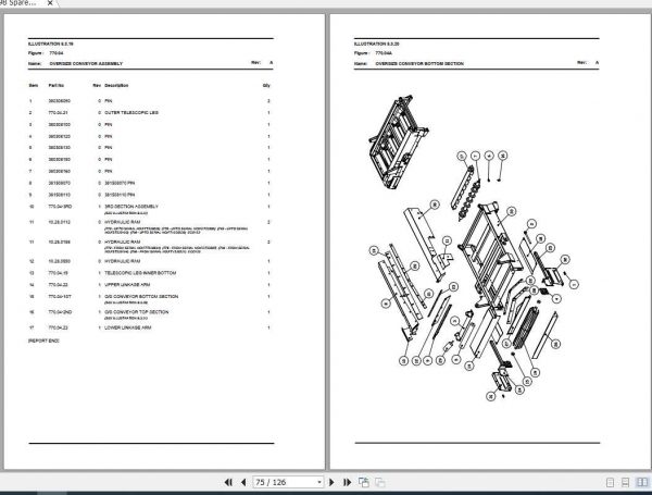 Terex Finlay Screener 798 Parts Catalog ES 2