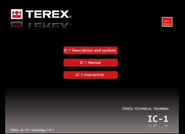Terex Crane IC 1 Technilogy Technical Training1 5