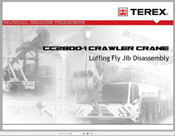 Terex Crawler Crane Technical Training TCED 100 CD1 5