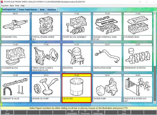 Toyota Lexus EPC 2021 ALL REGIONS 12.2020 SPARE PARTS CATALOG 9