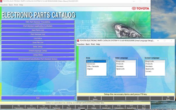 Toyota Lexus EPC ALL REGIONS 03.2021 SPARE PARTS CATALOG 9