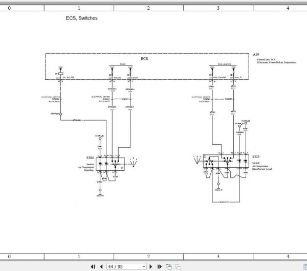 Volvo Trucks Buses 9500 9700 9900 EU6 Coach Electrical Wiring Diagram 2
