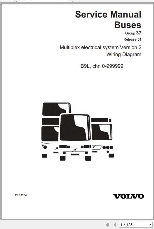 Volvo Trucks Buses B9L Electrical Wiring Diagram 1