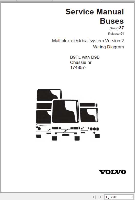 Volvo Trucks Buses B9TL Electrical Wiring Diagram 1
