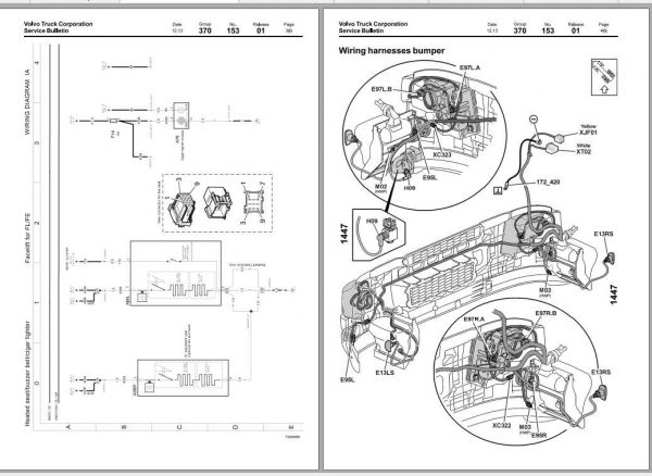 Volvo Trucks Buses FE Electrical Wiring Diagram 3