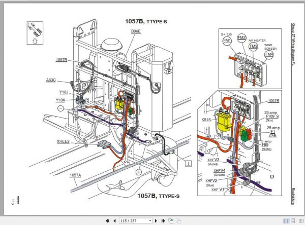 Volvo Trucks Buses FL Electrical Wiring Diagram 88917352 3