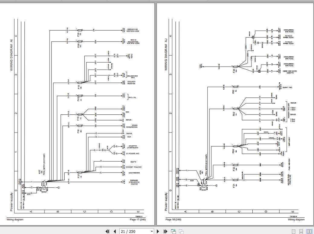 Volvo Trucks Buses FL(3) Electrical Wiring Diagram