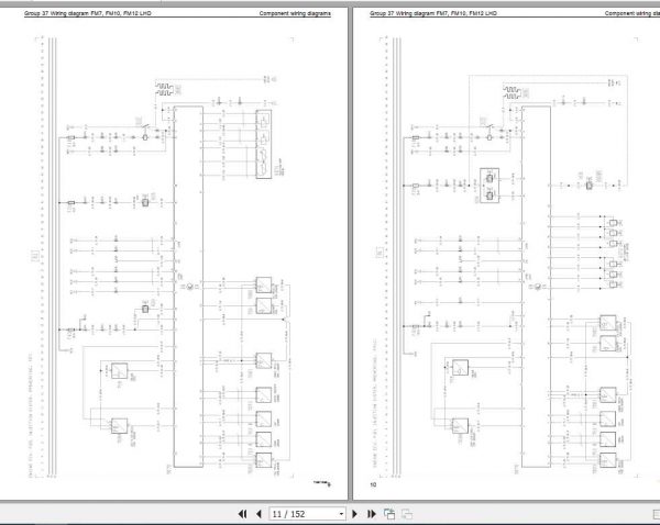 Volvo Trucks Buses FM10 Electrical Wiring Diagram 2