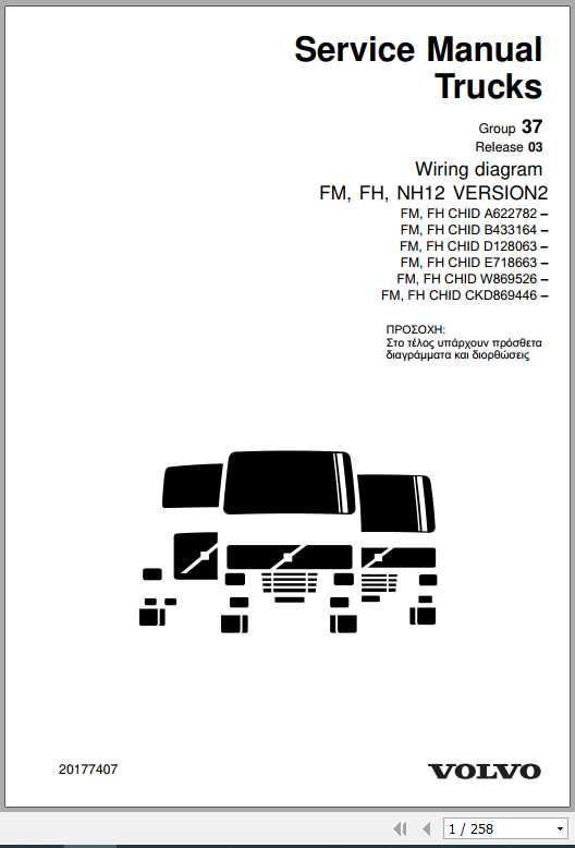 Volvo Trucks Buses NH12 V2 Electrical Wiring Diagram 1