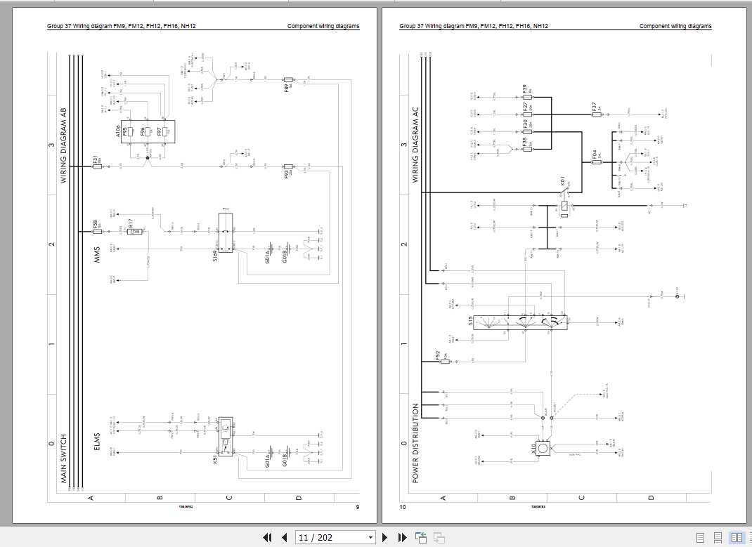Volvo Trucks Buses NH12 V2 Electrical Wiring Diagram