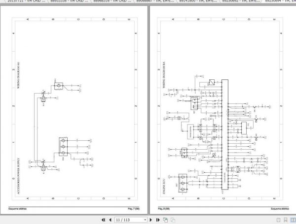 Volvo Trucks Buses VM Electrical Wiring Diagram 3