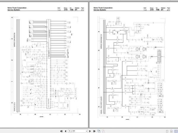 Volvo Trucks Buses VM Electrical Wiring Diagram 4