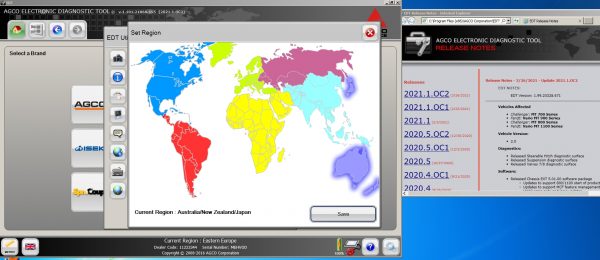 AGCO EDT Electronic Diagnostic Tool V1.99.20328.671 2021.1.OC2 Relase 03.2021 Diagnostic Software 4
