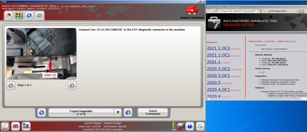 AGCO EDT Electronic Diagnostic Tool V1.99.20328.671 2021.1.OC2 Relase 03.2021 Diagnostic Software 5