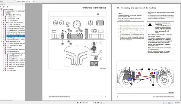 Ammann Roller ASC110 ASC150 Cummins Tier II 11.2006 Operation Manual 2