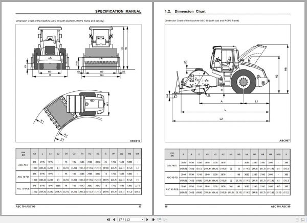 Ammann Roller ASC70 ASC90 Cummins Tier II 02.2007 Operation Manual 2