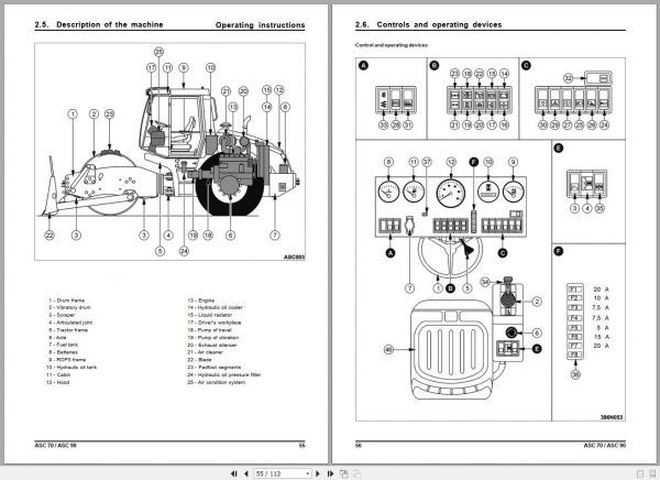 Ammann Roller ASC70 ASC90 Cummins Tier II 02.2007 Operation Manual 3