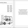 BT Electric Forklift C3E120 200 C4E120 200 Service Manual Diagrams 1