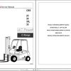 BT Electric Forklift C4E250 350V C4E300VVL Service Operators Manual Diagrams 1 1