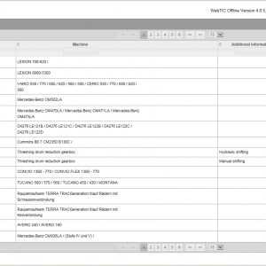 CLAAS WebTIC Offline 4.0.5 06.2021 Operator Manual Repair Manual and Service Documentation DE DVD 1 1