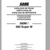 Case Loader Backhoe 580M 580 Super M Parts Catalog 1