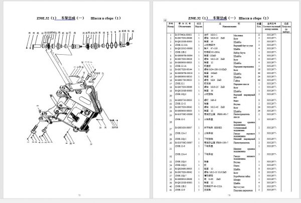 Changlin Wheel Loader ZLM50E 5 Parts Catalog RUCH 3