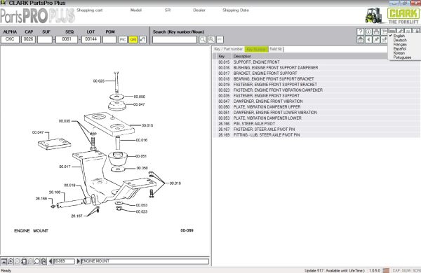 Clark ForkLift Parts Pro Plus v517 05.2021 Spare Parts Catalog DVD 5