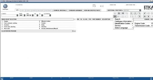 ETKA 8.2 Volkswagen Seat Skoda Audi Commercial Vehicles 03.2021 Spare Parts Catalog 10