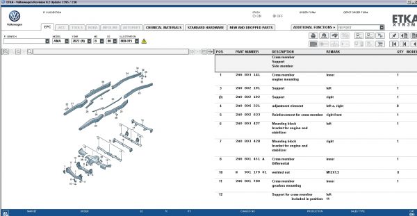 ETKA 8.2 Volkswagen Seat Skoda Audi Commercial Vehicles 03.2021 Spare Parts Catalog 12