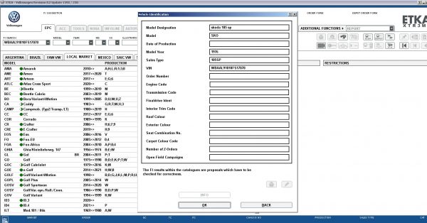 ETKA 8.2 Volkswagen Seat Skoda Audi Commercial Vehicles 03.2021 Spare Parts Catalog 15
