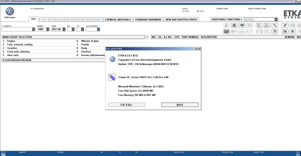 ETKA 8.2 Volkswagen Seat Skoda Audi Commercial Vehicles 03.2021 Spare Parts Catalog 7 1
