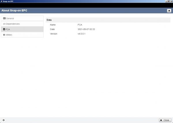 General Motors GMNA EPC 05.2021 Chrysler FCA EPC5 05.2021 09 Version